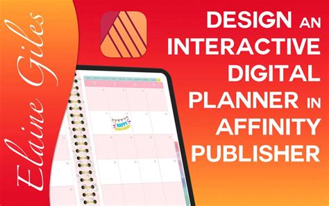 As you walk through the steps to create your own <b>planner</b>, you will learn how to import <b>templates</b> and assets, create a color menu, work with master pages and assets, customize pages, save your <b>planner</b> as a PDF document, plus SO MUCH MORE!. . Affinity publisher digital planner template